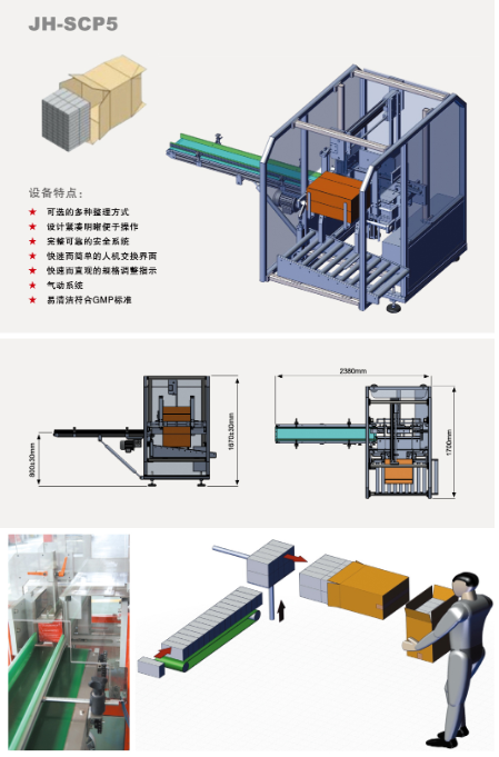 全自動(dòng)裝箱機(jī)廠家直銷